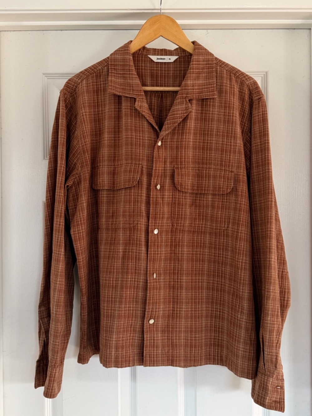 3sixteen Plaid Casual Button-Down Shirt